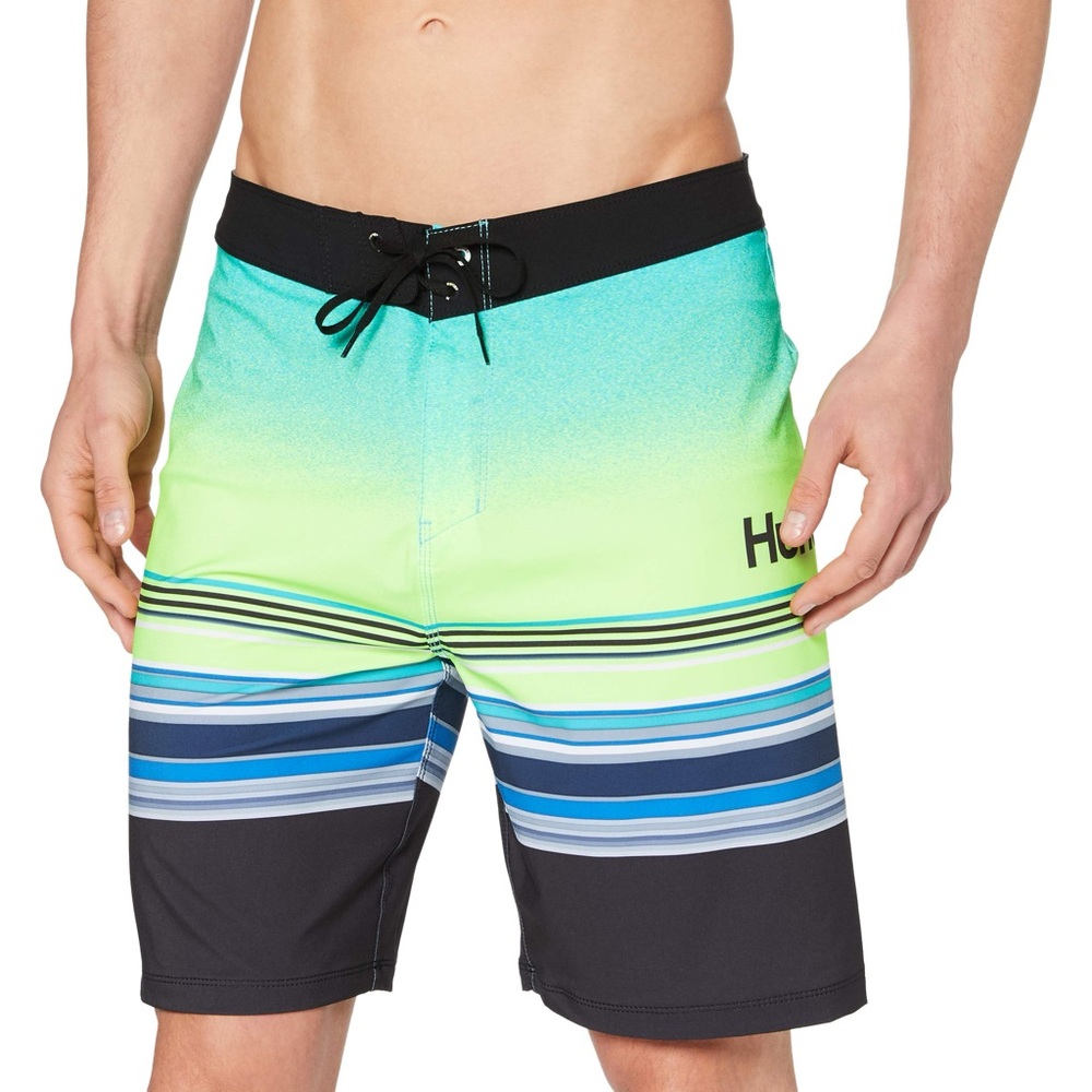 Worn once -Hurley Phantom Spectrum Boardshorts 20" Ghost Green